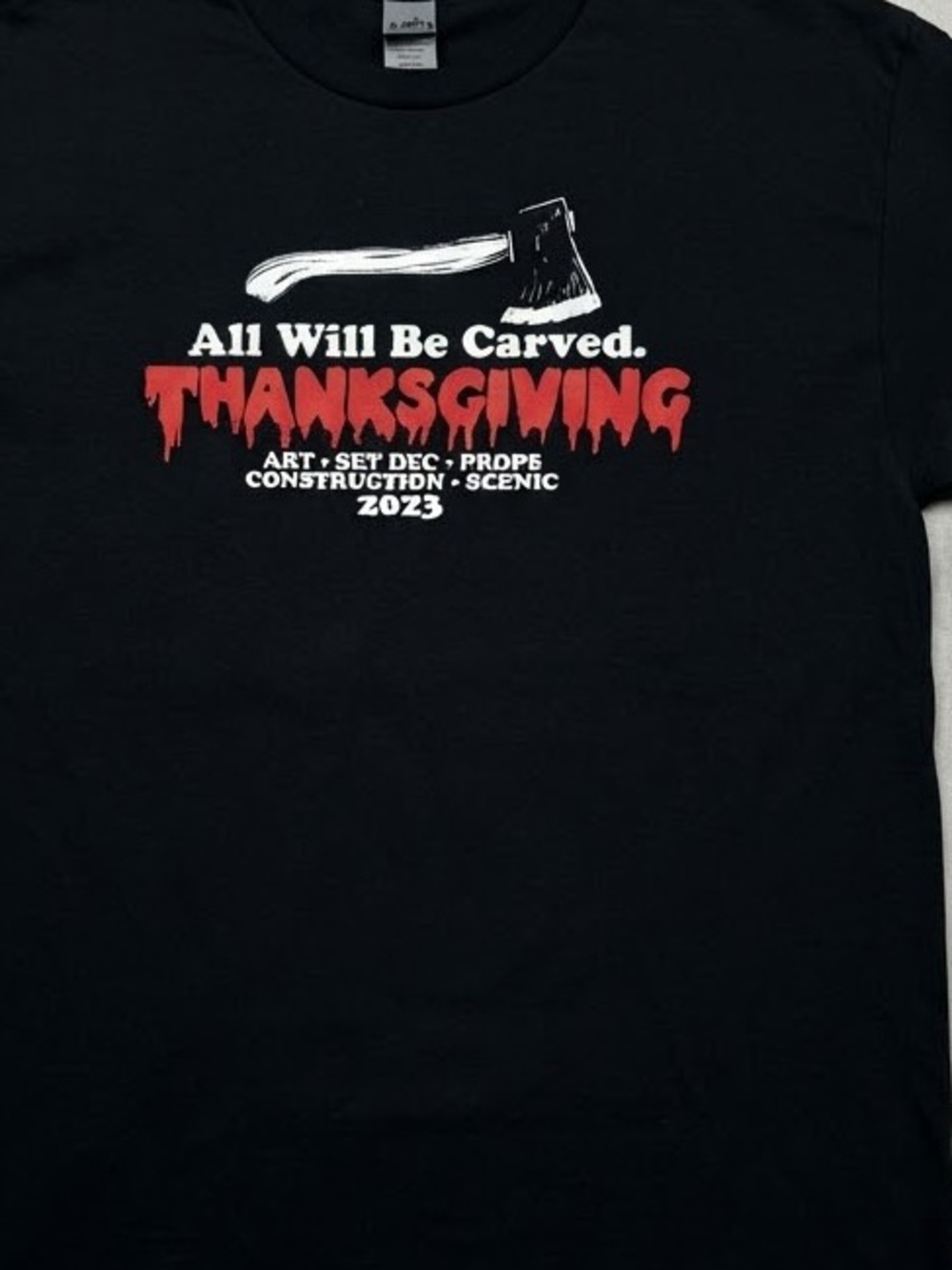 Rare film crew horror goth behind the scenes tshirt XL